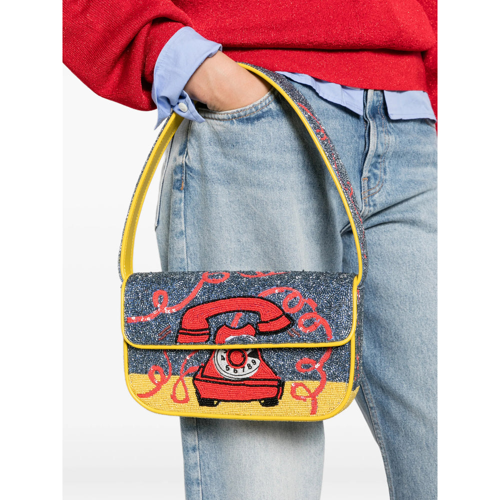 Staud Staud Blue Shoulder Bags Women