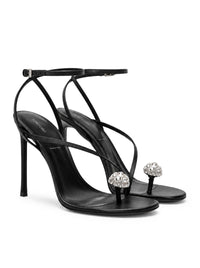 Tom Ford Tom Ford Women Cassia Satin And Crystal Ankle-Strap Sandals