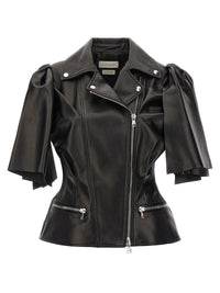 Mcqueen Women 'Bow Knot' Biker Vest