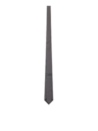 Tom Ford Tom Ford Men Silk Tie With Geometric Micro-Motif