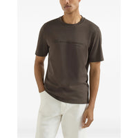 Brunello Cucinelli Brunello Cucinelli Brown T-Shirts & Vests - T-Shirts Men