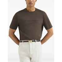 Brunello Cucinelli Brunello Cucinelli Brown T-Shirts & Vests - T-Shirts Men