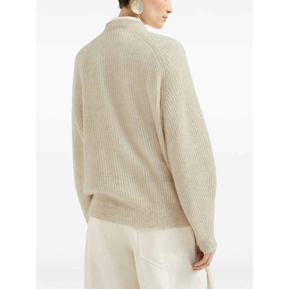 Brunello Cucinelli Brunello Cucinelli Neutrals Knitwear - Jumpers Women