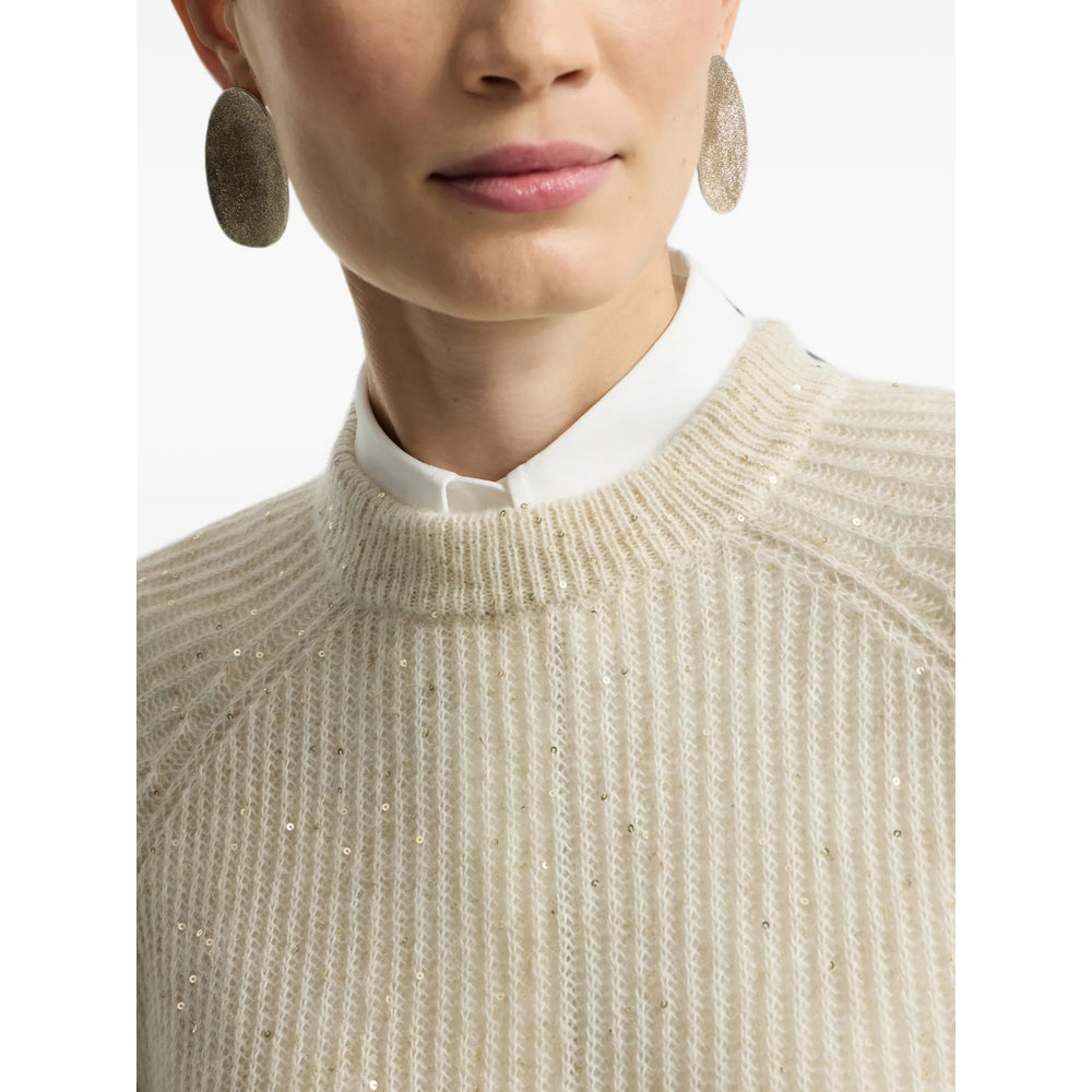 Brunello Cucinelli Brunello Cucinelli Neutrals Knitwear - Jumpers Women