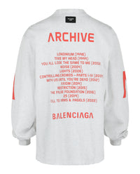 Balenciaga Mens Archive Music Collection Graphic T-Shirt