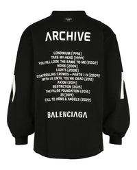 Balenciaga Balenciaga Mens Archive Music Collection Medium-Fit Long-Sleeve Shirt