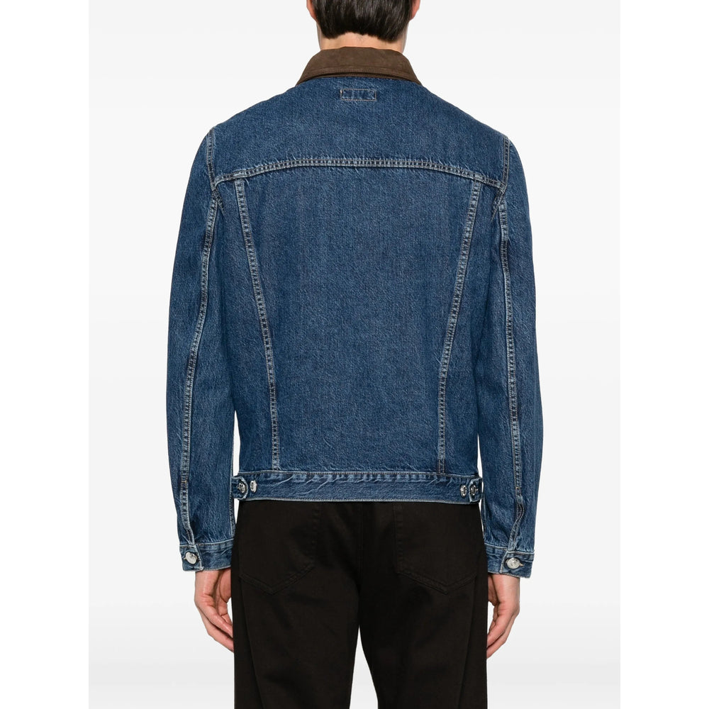 Brunello Cucinelli Blue Jackets - Denim Jackets Men