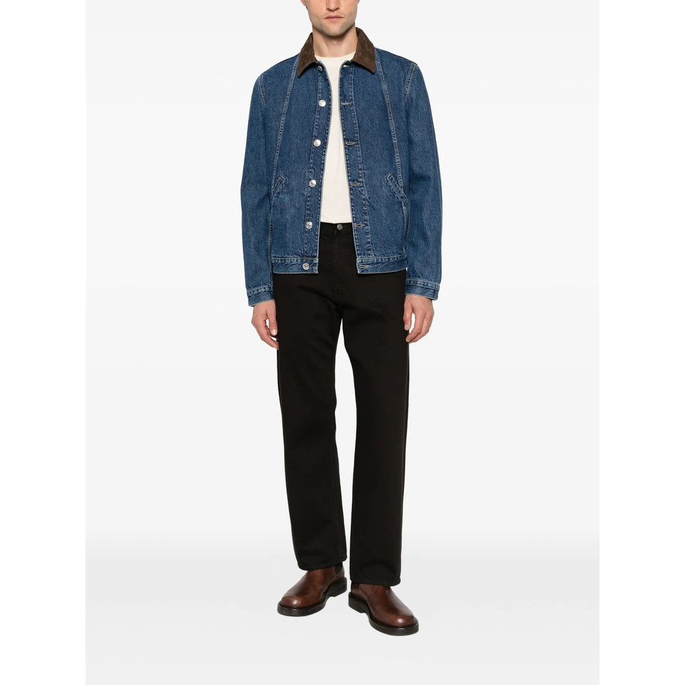 Brunello Cucinelli Blue Jackets - Denim Jackets Men