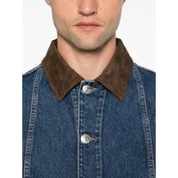 Brunello Cucinelli Blue Jackets - Denim Jackets Men