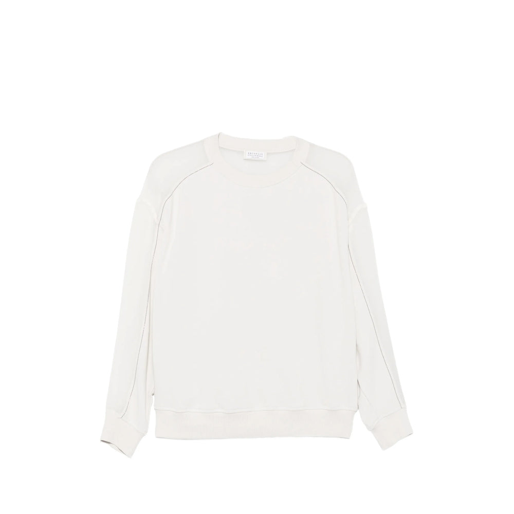 Brunello Cucinelli Brunello Cucinelli Neutrals Tops - Sweatshirts Women