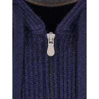 Brunello Cucinelli Blue Sweaters & Knitwear - Hoodies Men