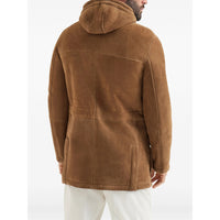 Brunello Cucinelli Brown Coats - Leather Coats Men