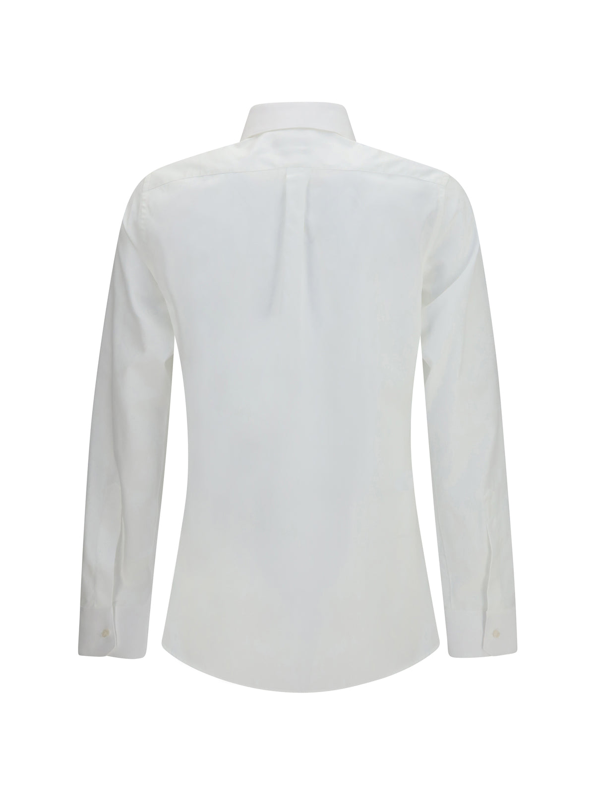 DOLCE & GABBANA Dolce & Gabbana Men Gold Cotton Poplin Shirt