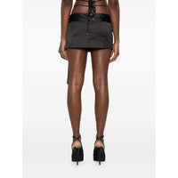 The Attico The Attico Black Skirts - Asymmetric & Draped Skirts Women