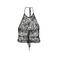 The Attico Black Tops - Vests & Tank Tops Women