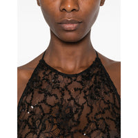 The Attico Black Tops - Vests & Tank Tops Women