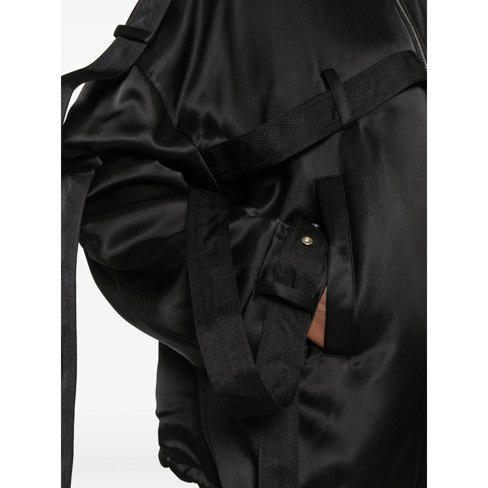 The Attico The Attico Black Jackets - Oversized Jackets Women