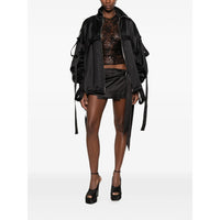 The Attico The Attico Black Jackets - Oversized Jackets Women