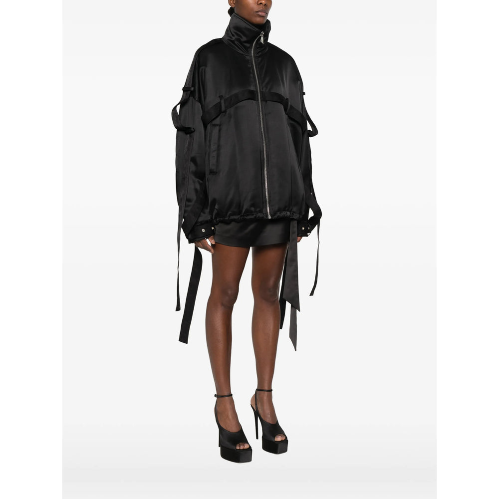 The Attico The Attico Black Jackets - Oversized Jackets Women
