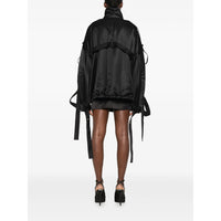 The Attico The Attico Black Jackets - Oversized Jackets Women