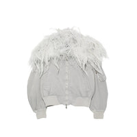 The Attico Grey Jackets - Bomber Jackets Women