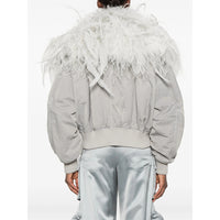 The Attico Grey Jackets - Bomber Jackets Women