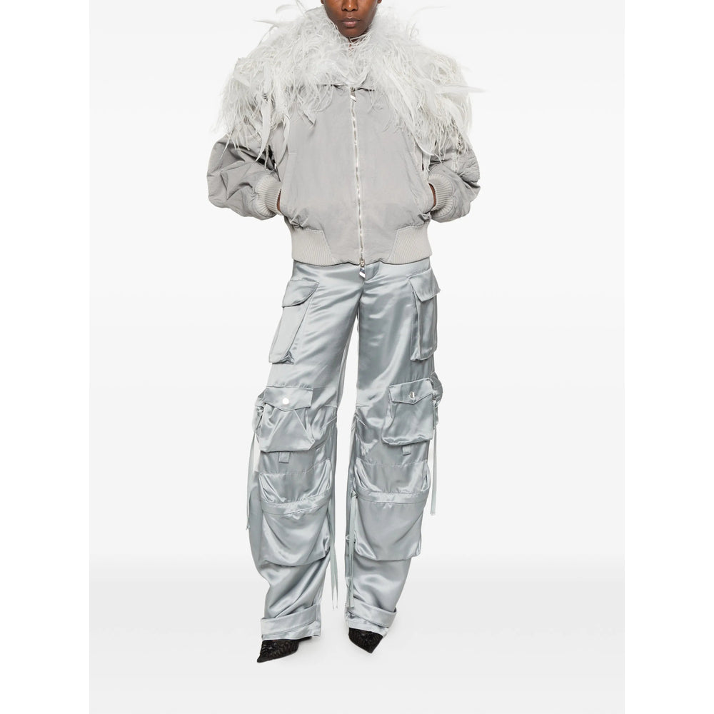 The Attico Grey Jackets - Bomber Jackets Women