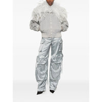 The Attico Grey Jackets - Bomber Jackets Women