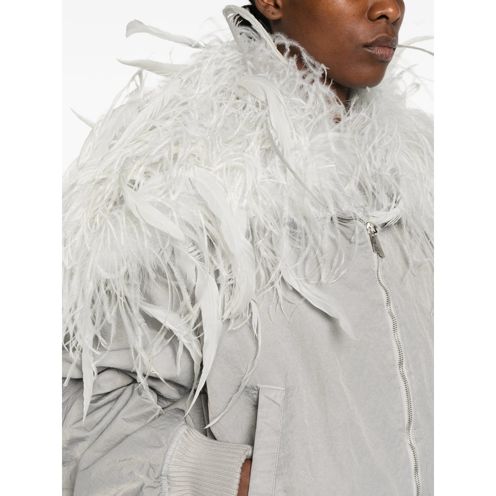 The Attico Grey Jackets - Bomber Jackets Women