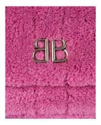 Balenciaga Balenciaga Womens Monaco Mini Quilted Shoulder Bag