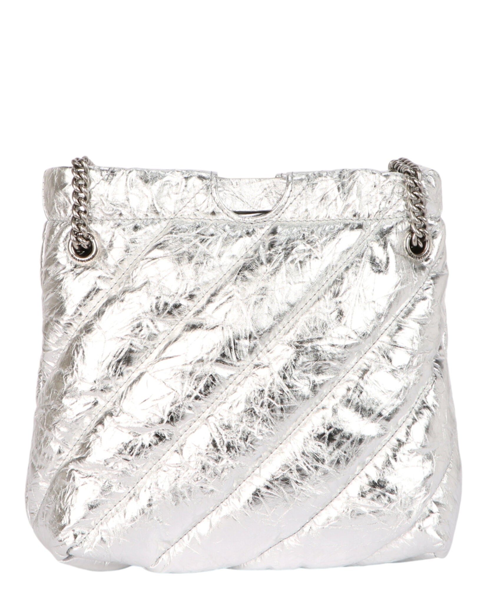 Balenciaga Womens Xs Metallized Quilted Crush Tote Bag – Bluefly