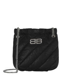 Balenciaga Womens Xs Quilted Crush Tote Bag