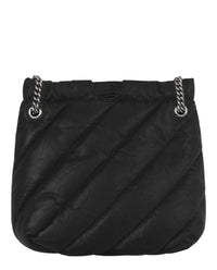 Balenciaga Womens Xs Quilted Crush Tote Bag