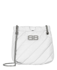 Balenciaga Womens Xs Quilted Crush Tote Bag