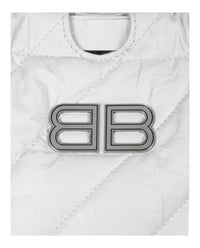 Balenciaga Womens Xs Quilted Crush Tote Bag