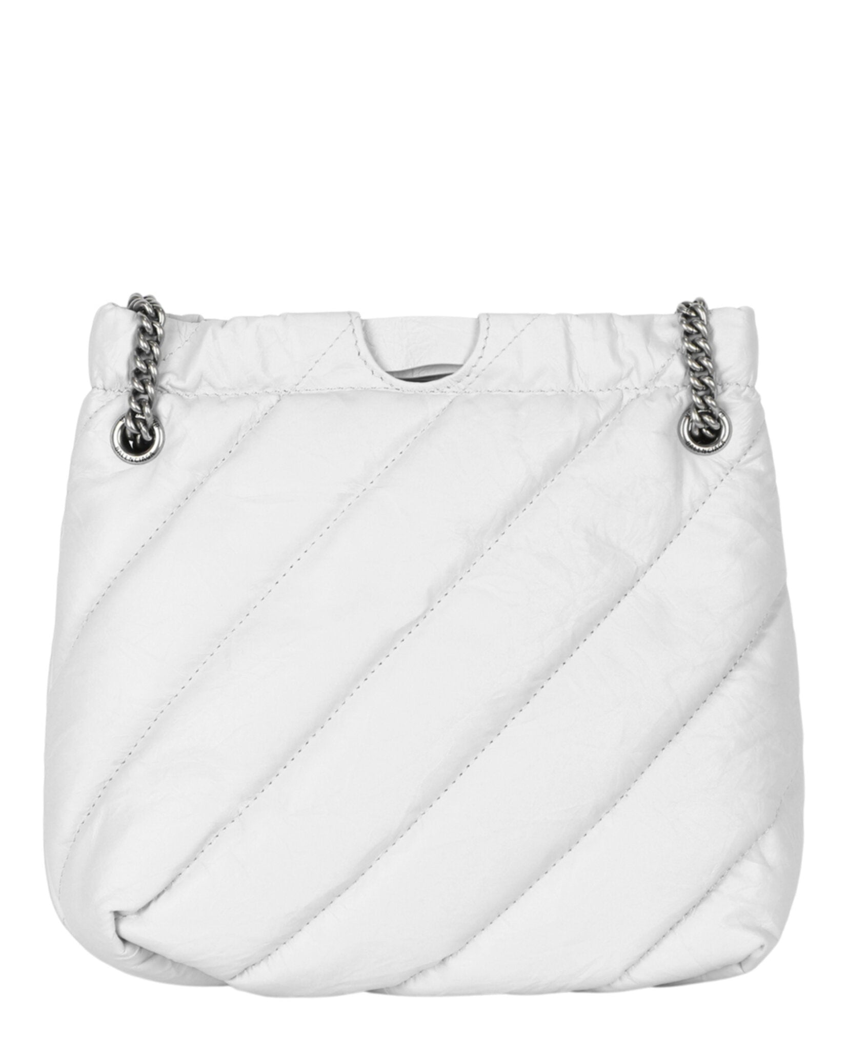 Balenciaga Womens Xs Quilted Crush Tote Bag
