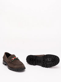 Gucci Gucci Men Loafers With Horsebit And Lug Sole