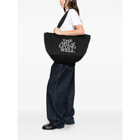Sporty & Rich Sporty & Rich Black Tote Bags Women