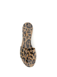 DOLCE & GABBANA Dolce & Gabbana Women Rubber Sandals With Leopard Print