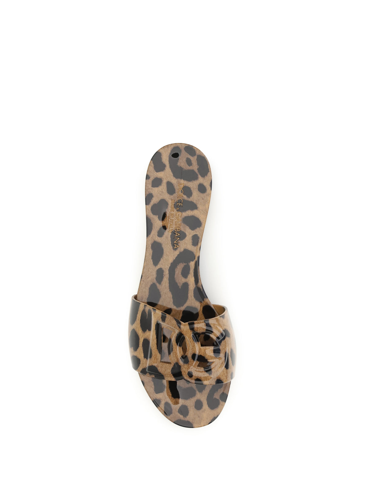 DOLCE & GABBANA Dolce & Gabbana Women Rubber Sandals With Leopard Print