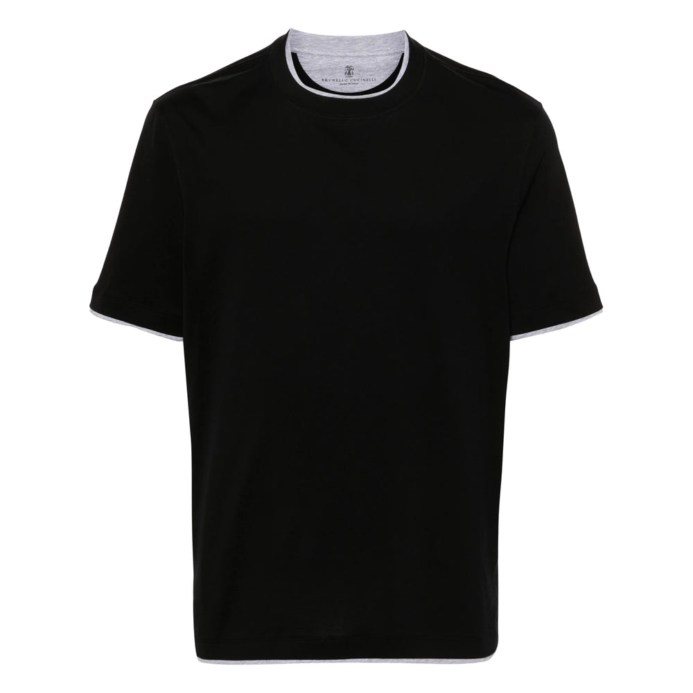 Brunello Cucinelli Black T-Shirts & Vests - T-Shirts Men