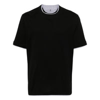Brunello Cucinelli Black T-Shirts & Vests - T-Shirts Men