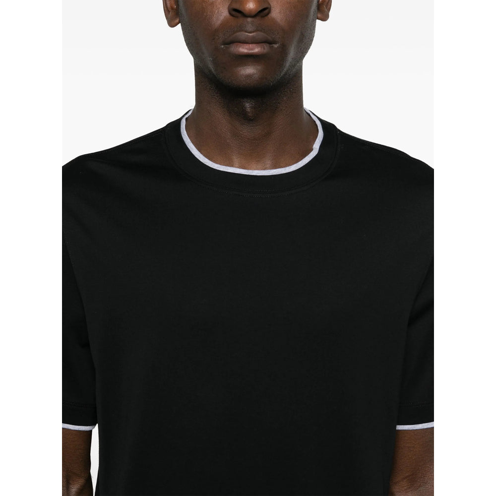 Brunello Cucinelli Black T-Shirts & Vests - T-Shirts Men