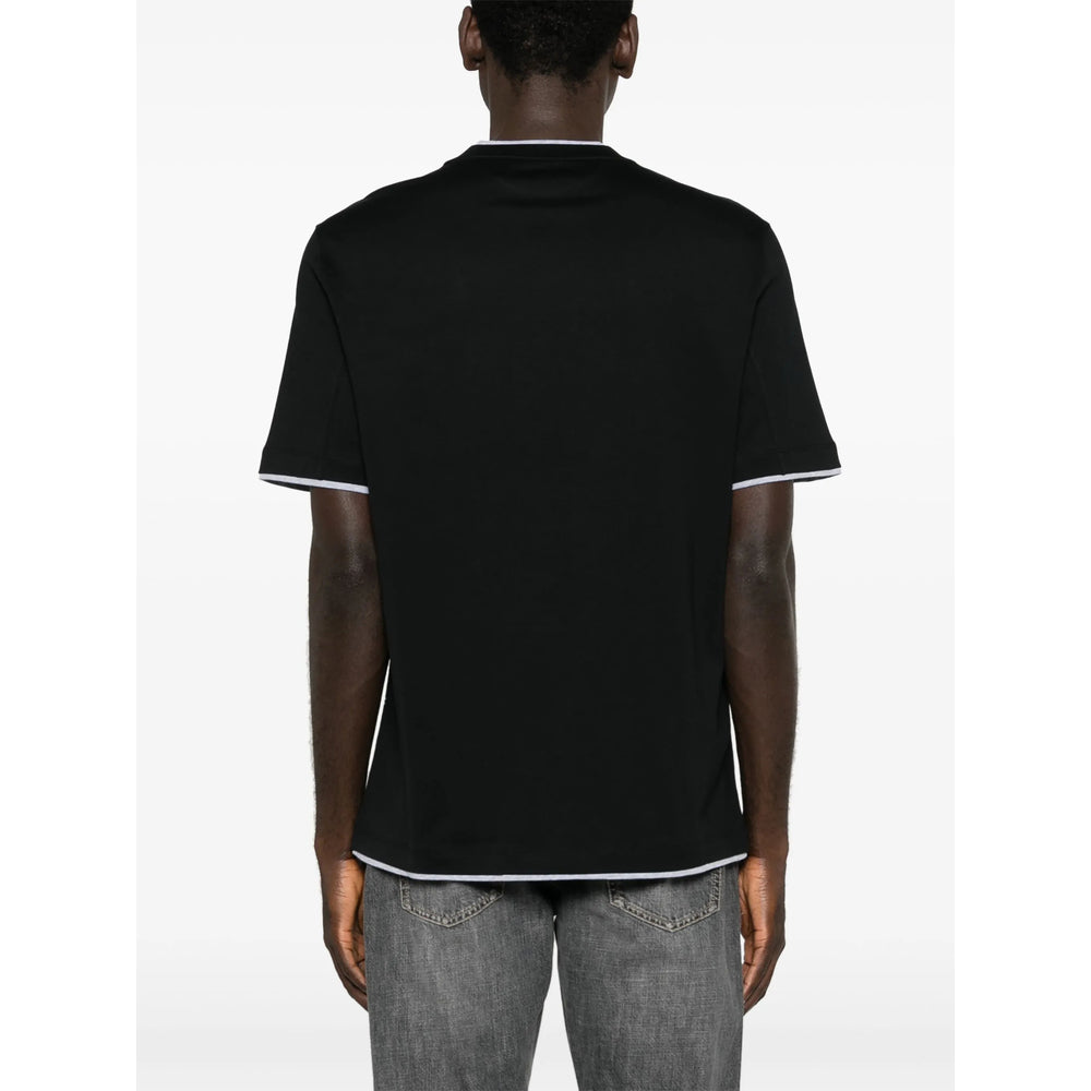 Brunello Cucinelli Black T-Shirts & Vests - T-Shirts Men