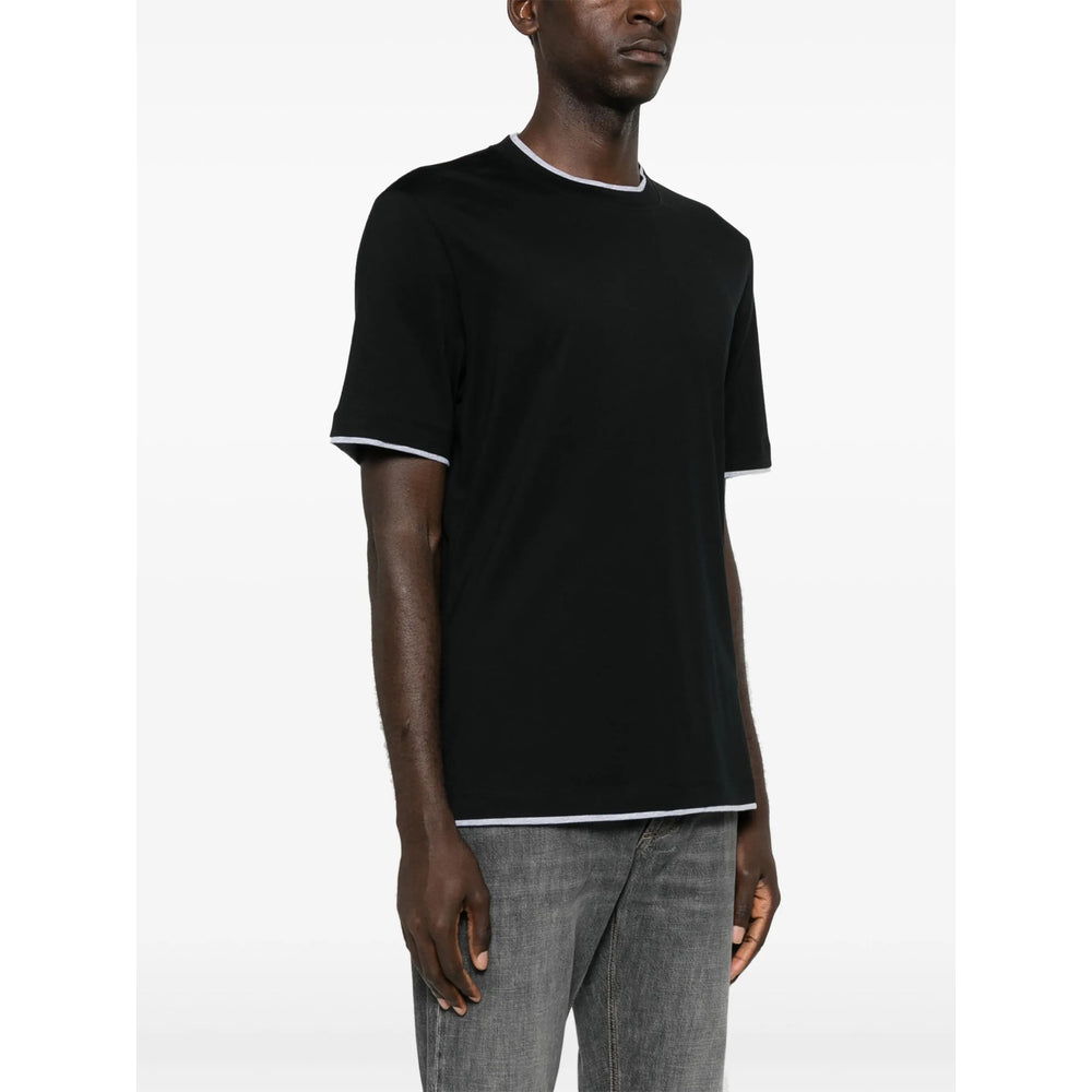 Brunello Cucinelli Black T-Shirts & Vests - T-Shirts Men