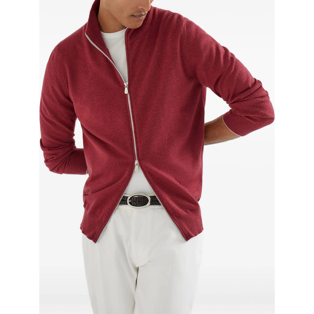 Brunello Cucinelli Brunello Cucinelli Red Sweaters & Knitwear - Cardigans Men