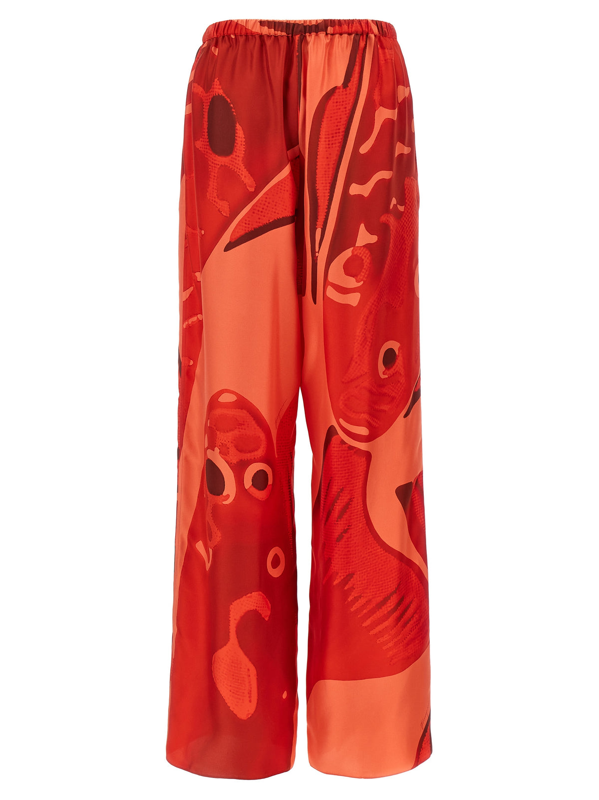Ferragamo Women Palazzo Silk Pants