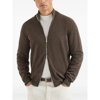 Brunello Cucinelli Brown Sweaters & Knitwear - Cardigans Men