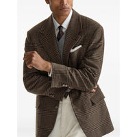 Brunello Cucinelli Brunello Cucinelli Brown Jackets - Blazers Men