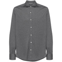 Brunello Cucinelli Grey Shirts Men